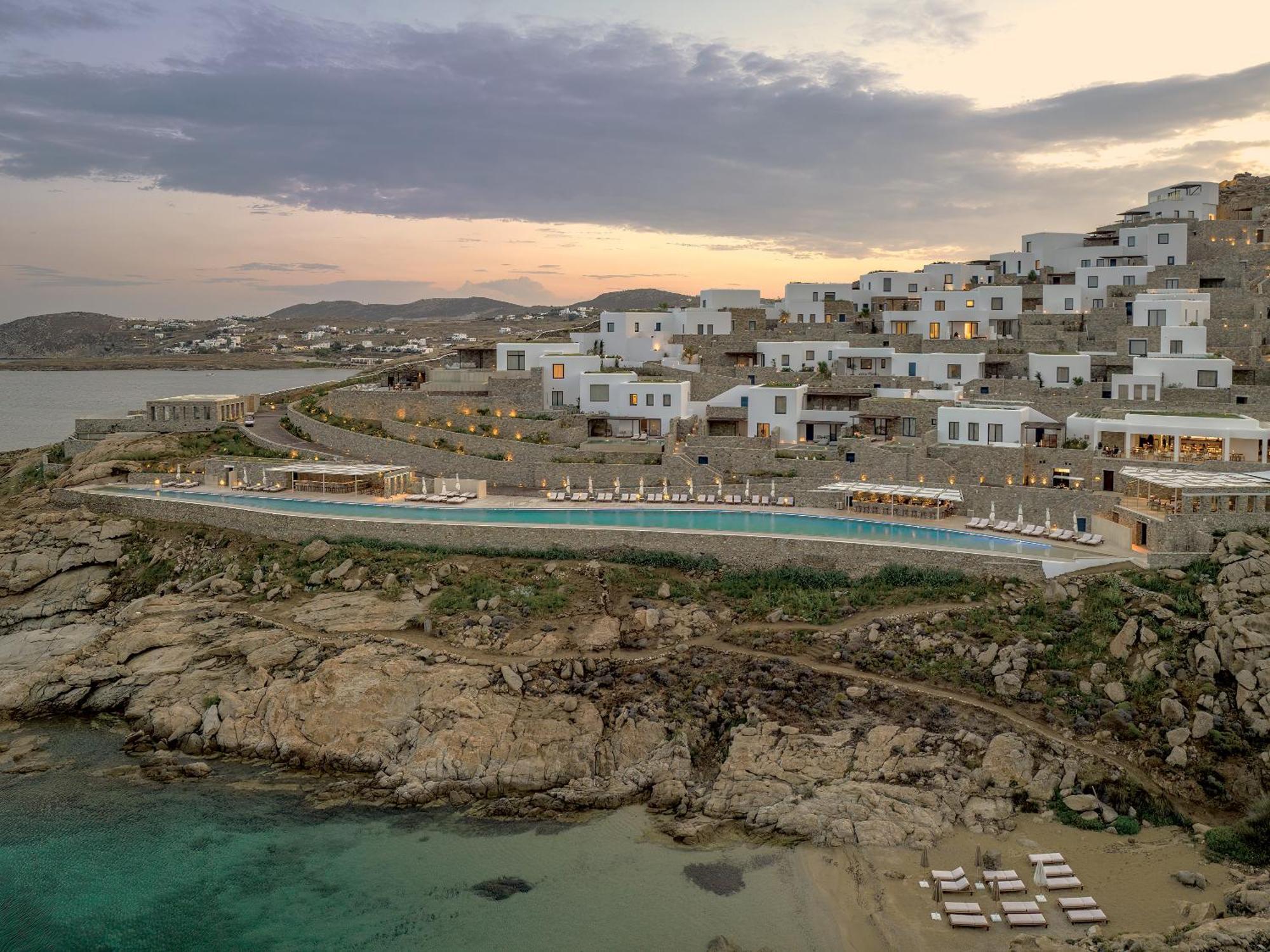 Готель Cali Mykonos Калафатіс Екстер'єр фото
