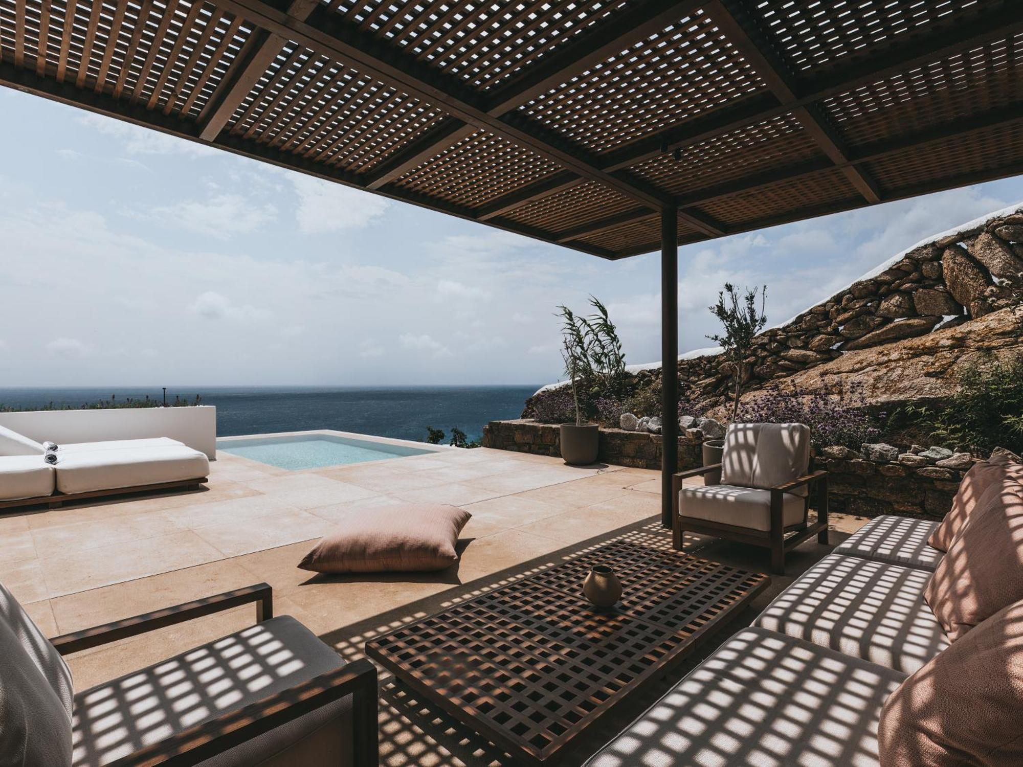 Готель Cali Mykonos Калафатіс Екстер'єр фото