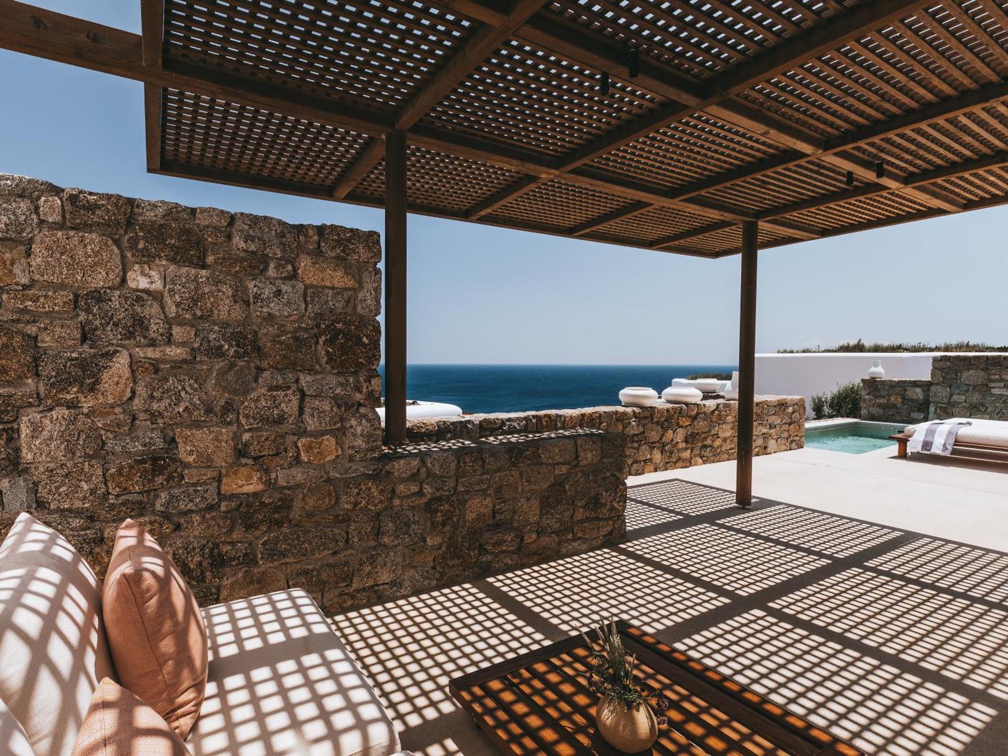 Готель Cali Mykonos Калафатіс Екстер'єр фото