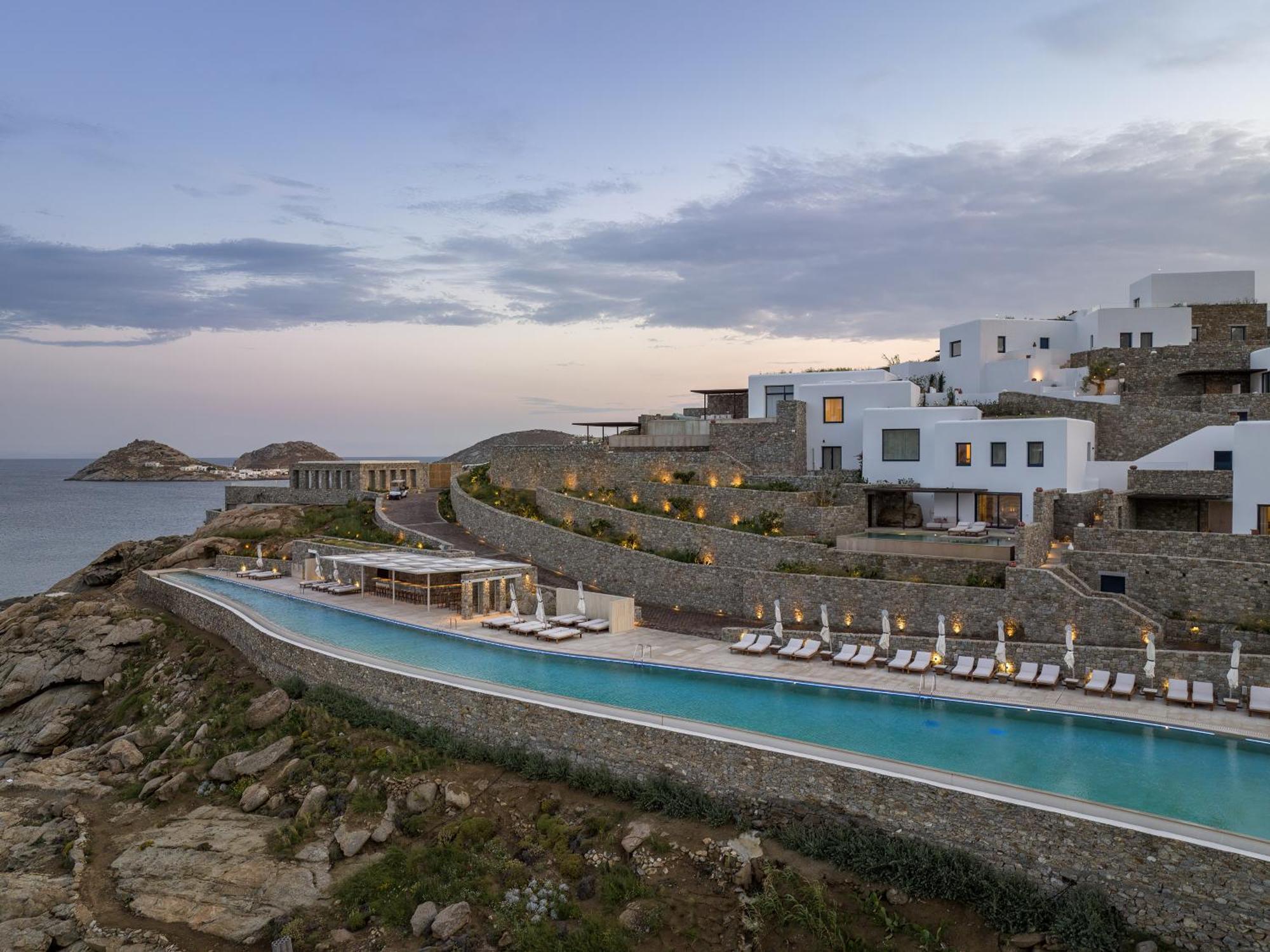 Готель Cali Mykonos Калафатіс Екстер'єр фото