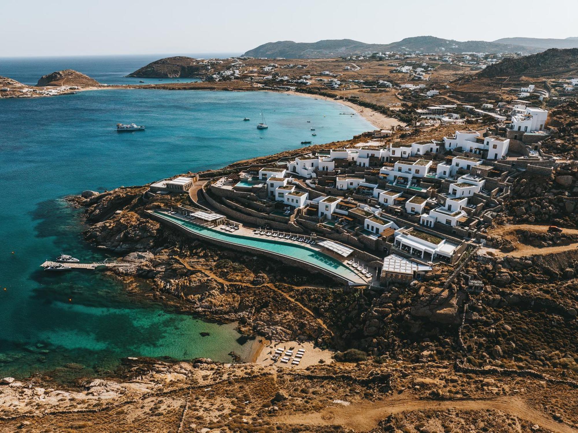 Готель Cali Mykonos Калафатіс Екстер'єр фото