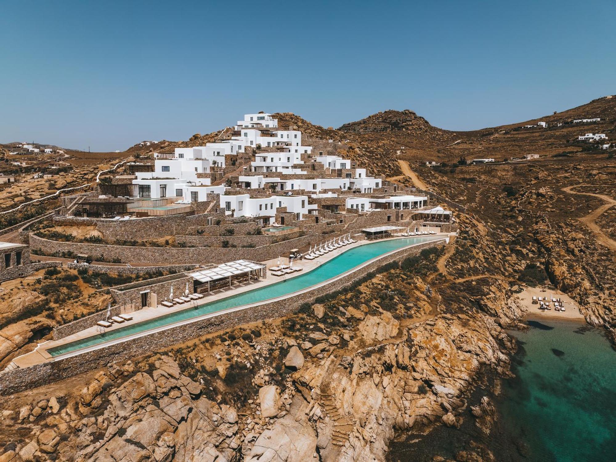 Готель Cali Mykonos Калафатіс Екстер'єр фото