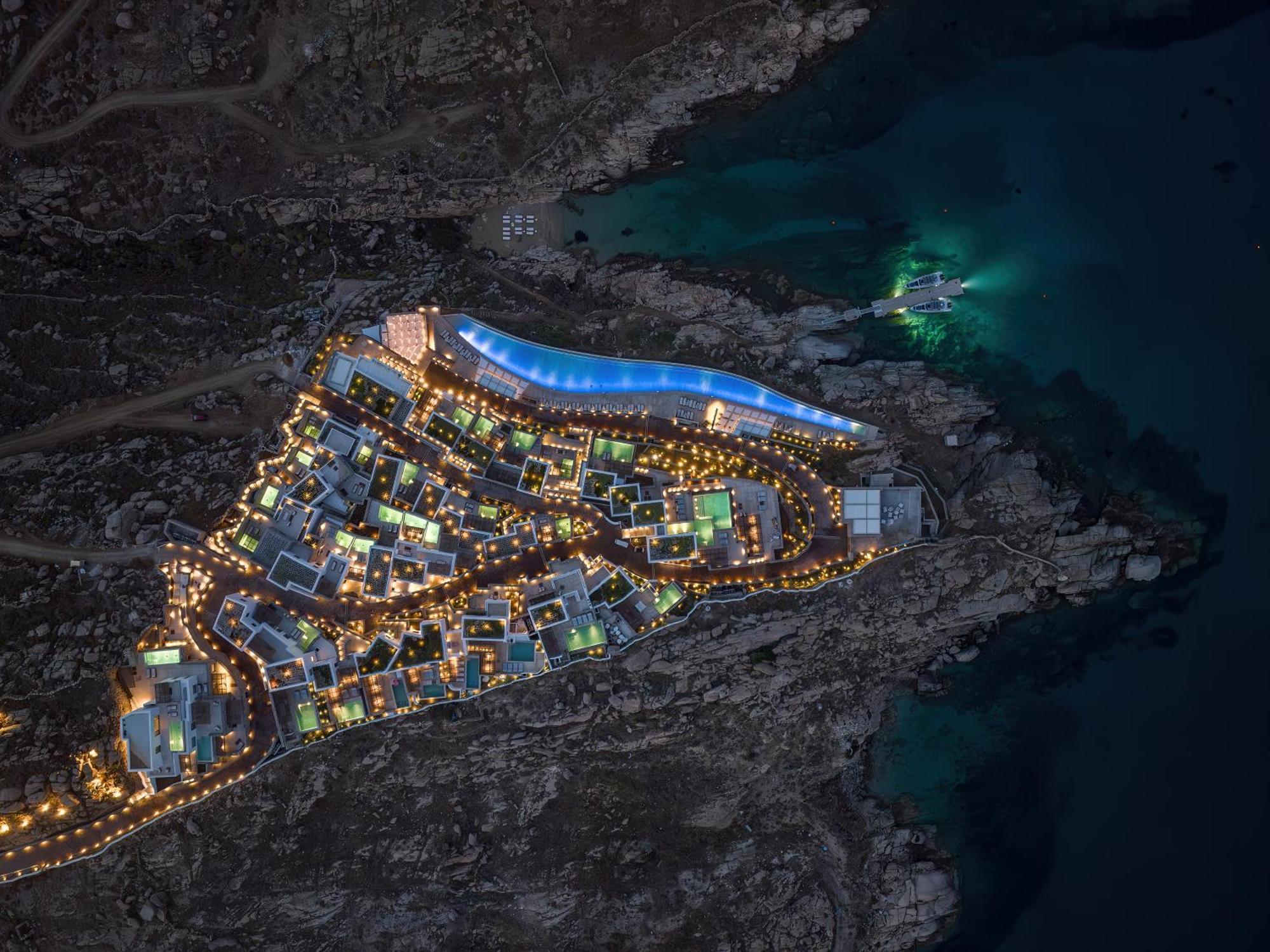 Готель Cali Mykonos Калафатіс Екстер'єр фото