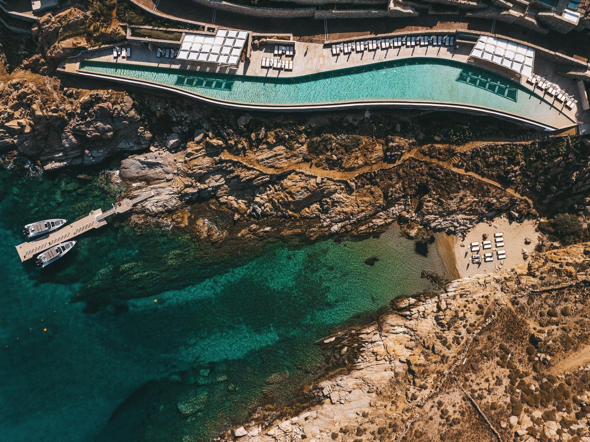 Готель Cali Mykonos Калафатіс Екстер'єр фото