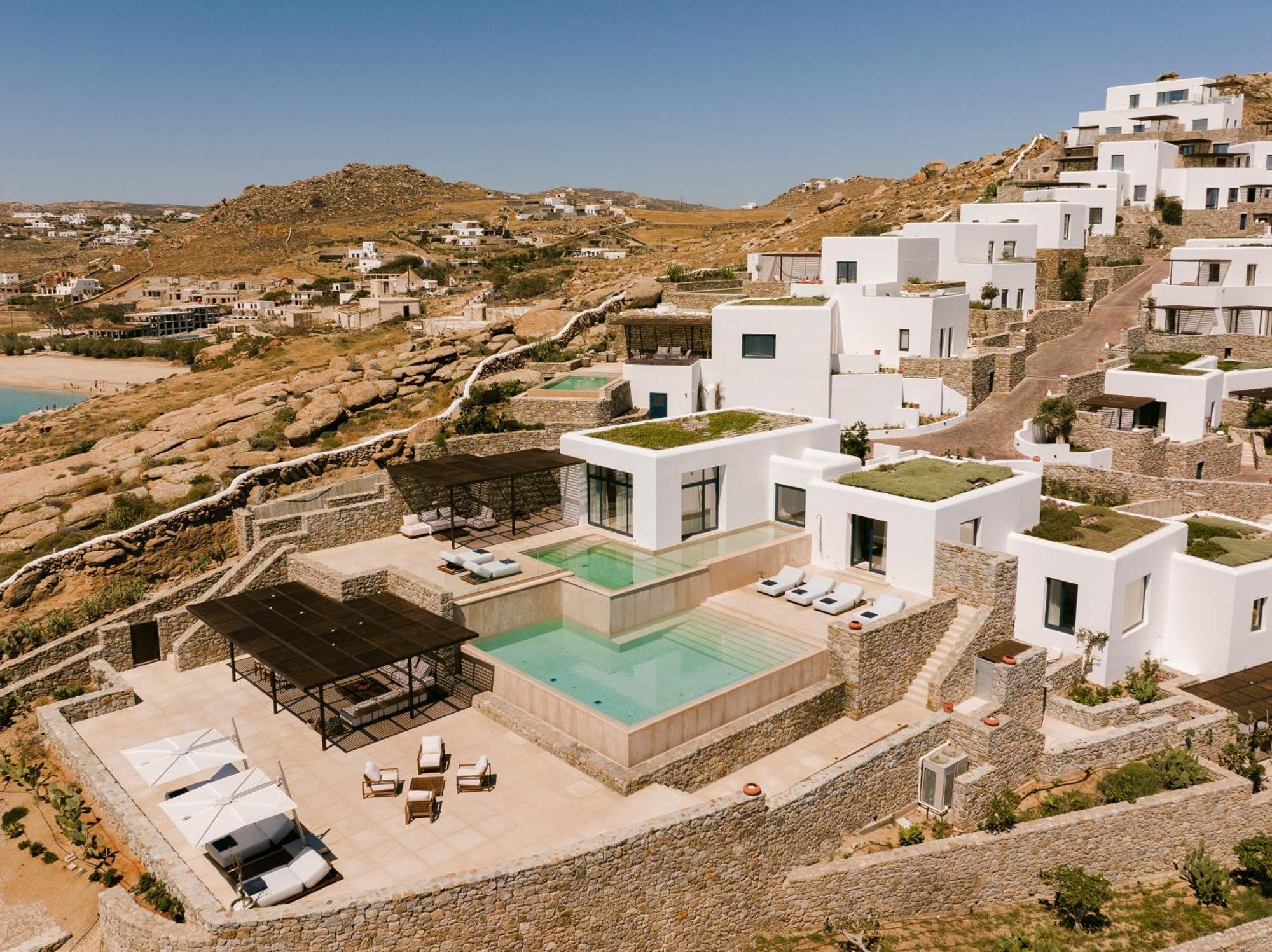 Готель Cali Mykonos Калафатіс Екстер'єр фото